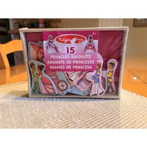 Melissa & Doug Wooden PRINCESS Magnets with Box